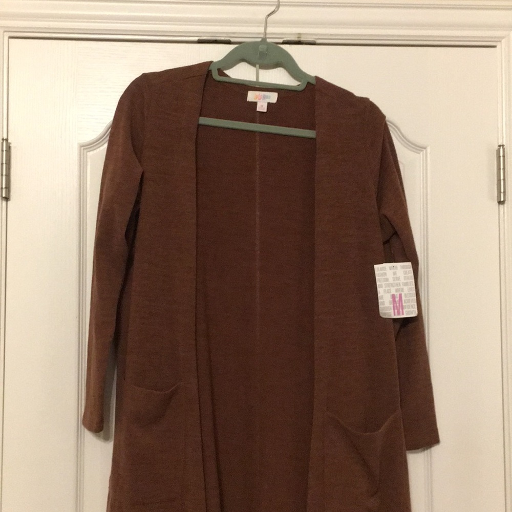 LuLaRoe Caramel Brown heathered M Sarah